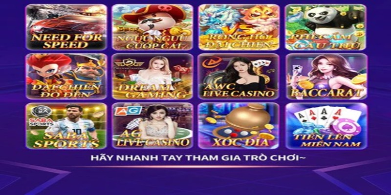 Hê thống các trò chơi nổi bật tại K9WIN Casino